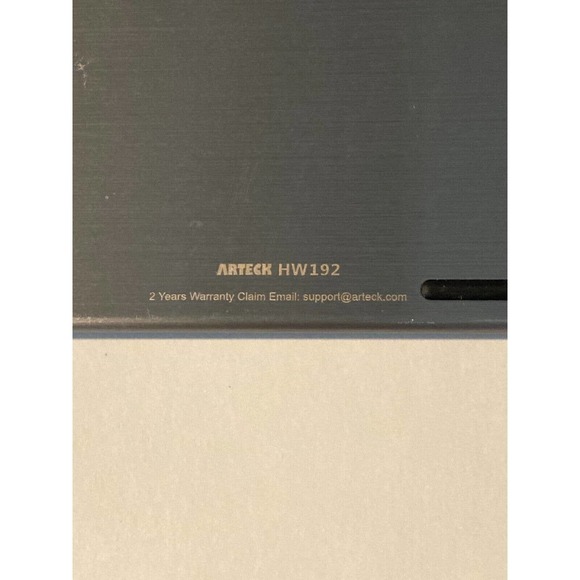 Arteck HW192 Universal Slim Stainless Steel Wireless Keyboard missing dongle - Picture 7 of 9